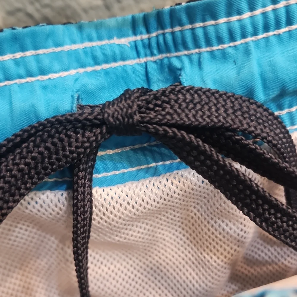 Speedo Swim Shorts Blue and White with Size XL